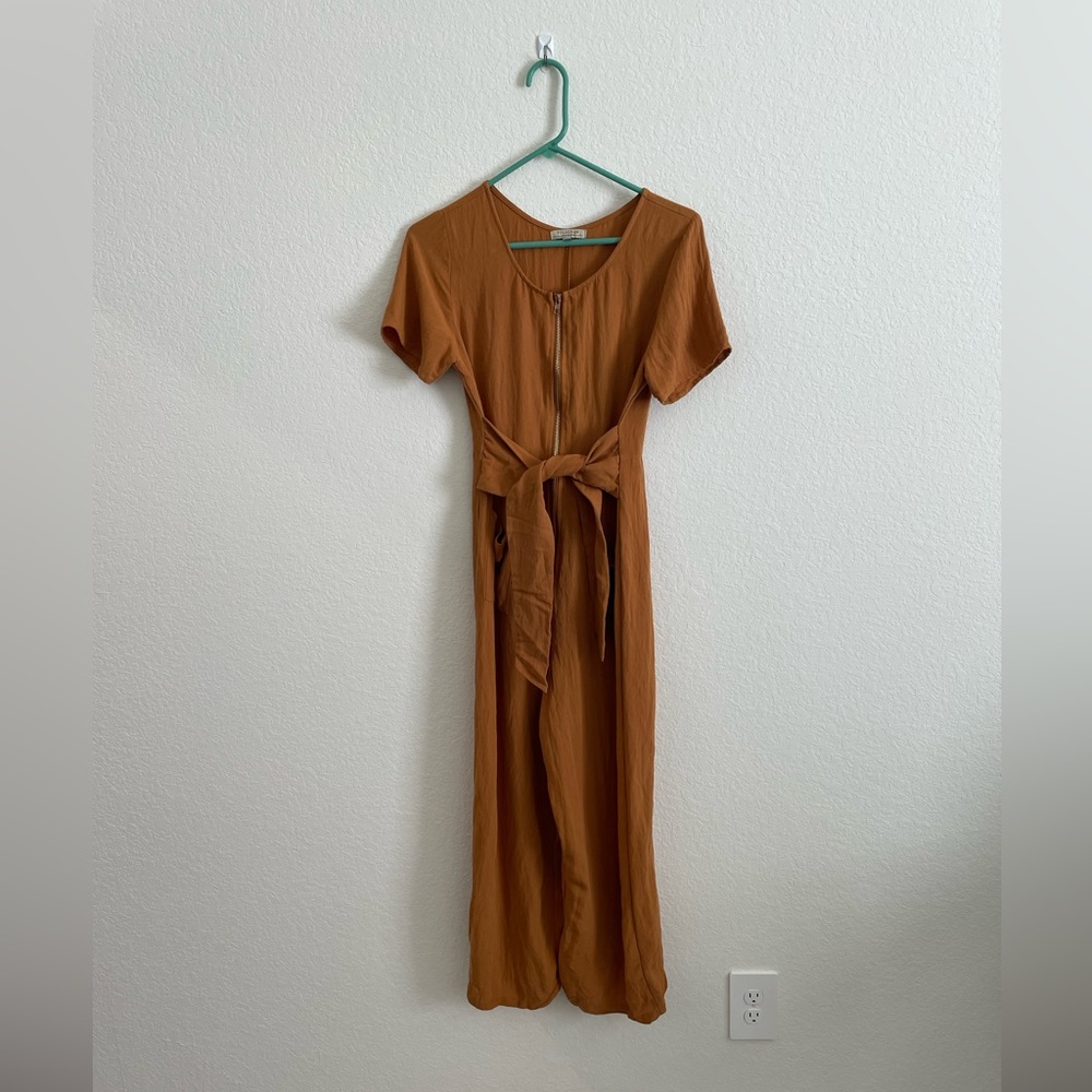 Roolee Copper Linen Jumper